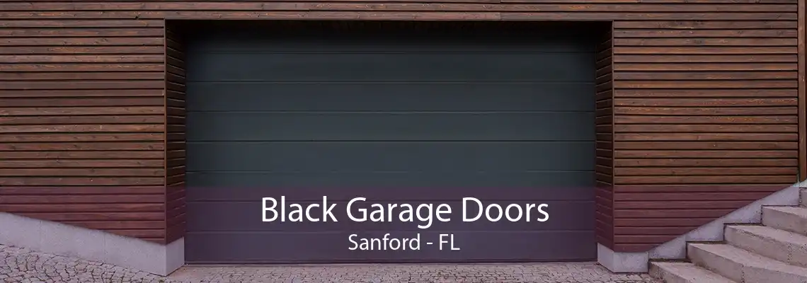 Black Garage Doors Sanford - FL