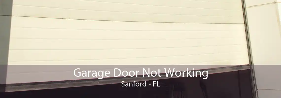 Garage Door Not Working Sanford - FL